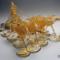 Murano hand blown crystal figurine by Zanetti Murano