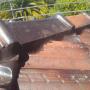 Ridge caps re-pointed with flexible pointing