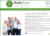 Body Sync Bowen Therapy Adelaide's website