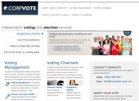 CorpVote Pty Ltd's website