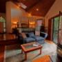 Sunken lounge rooms, log fires, 4 poster beds