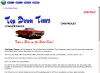 Chevy Convertibles / Top Down Tours's website