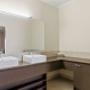 Vanity in bathroom