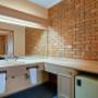 Vanity in bathroom