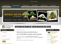 Bonsai South Nursery's website