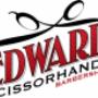 Edward Scissorhands Barbershop Logo