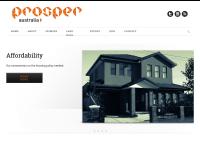 Prosper Australia's website