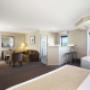 King suite with whirlpool bathtub