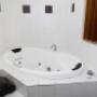 Guest room with whirlpool bathtub