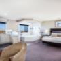 King suite with whirlpool bathtub