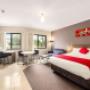 Well-equipped guest room