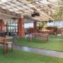 seating area in the sports club