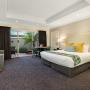 Bedroom of the spa suite