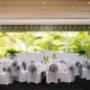 table setting done for a wedding in The Fernery