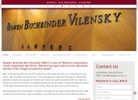 Bowen Buchbinder Vilensky's website