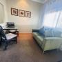 Queen room separate lounge area