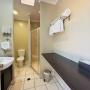 Family suite bathroom with shower