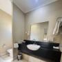 Twin bathroom toilet