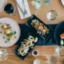 Assorted breakfast items