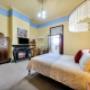 Artistically appointed guest room