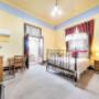 Artistically appointed guest room