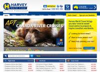 Harvey World Travel Gawler's website