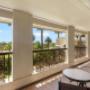 Relax on hotel balcony