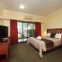 Spacious room with flat-screen television