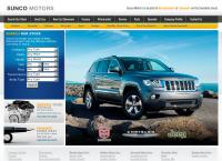 Sunco Motors Used Cars's website