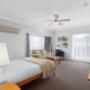 Spacious guest room