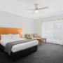 Spacious guest room