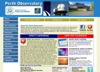 Perth Observatory's website