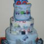 "Chugga & Toot" 3 Tier Nappy Cake
