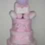 "Pretty in Pink" 3 Tier Nappy Cake