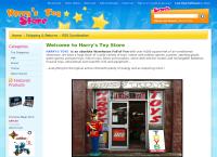 Harry's Toys's website