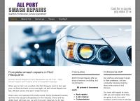 All Port Smash Repairs's website