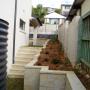 retaining wall & stairs