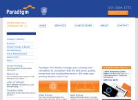 Paradigm Print Media's website