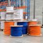 Orange circular cable