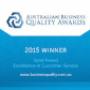 2015 Gold Award - Excellence in Customer Service