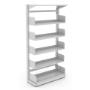 ECLIPSE® CLASSIC STEEL LIBRARY SHELVING SINGLE SIDED STATIC STARTER BAY