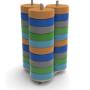 ECLIPSE® DONUT FLOOR CUSHIONS - 3 POST TROLLEY - 30 CUSHIONS