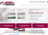 Kirkby Bros Signwriters's website