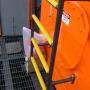 Amco steel stair treads; stair nosings