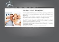 Hastings Family Dental Care's website