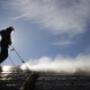 High Pressure roof cleaning