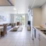 Kitchen and Living Room at Silkari Lagoons Port Douglas Hotel