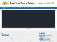 Blacktown Dental Surgery's website