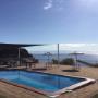 outdoor pool overlooking oyster bay