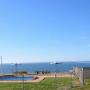 outdoor pool overlooking oyster bay